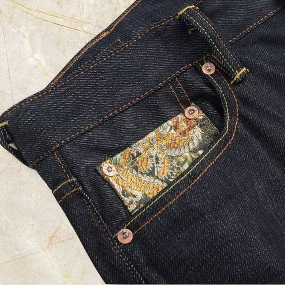 Evisu Men's Dark Blue Jeans - Picture 6 of 12
